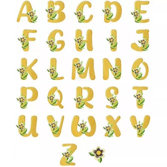 A-Z-Alphabet-monogramme-floral-avec-marguerite-Motif-broderie-machine-CR10135-16-42