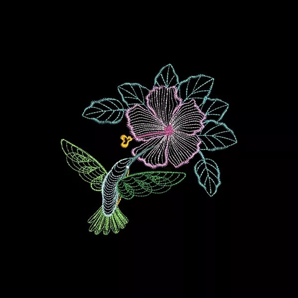 Fleur-hibiscus-et-colibri-Motif-de-broderie-machine-ondule-CuteRoyal.com-CR10101