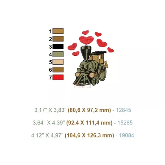 7-couleurs-Motif-broderie-machine-(train)-locomotive-avec-7-coeurs-3-tailles-CR10083
