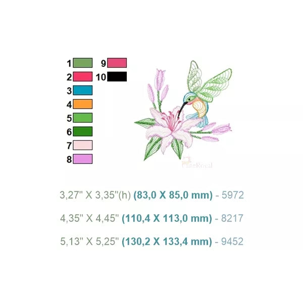 Lys-avec-oiseau-colibri-10-couleurs-3-tailles-motif-de-broderie-machine-CuteRoyal.com-CR10099