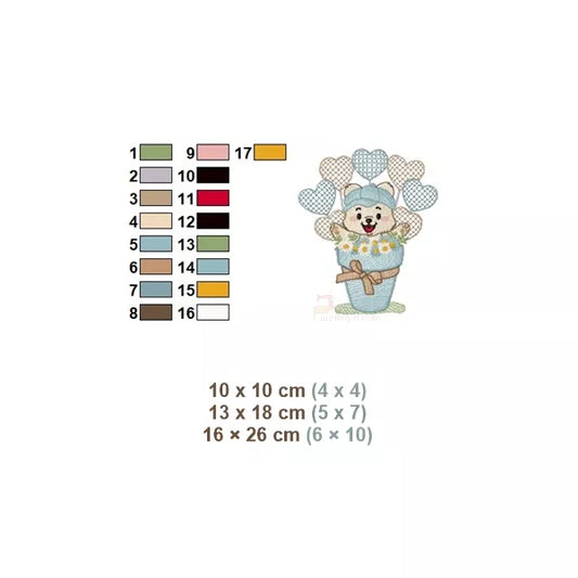 Motif-broderie-machine-Ourson-gars-dans-pot-de-fleurs-et-ballons-en-coeur__Teddy-bear-embroidery-design__17-changements-de-couleurs