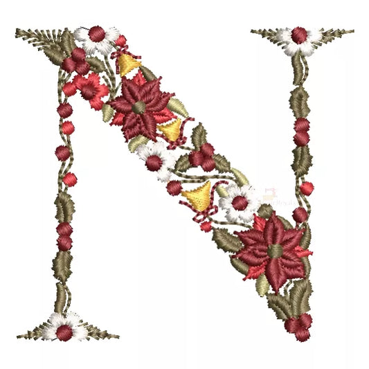 N-lettre-Noel-Motif-broderie-Machine-CR10038