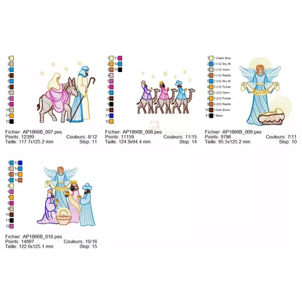 Nativite-ensemble-007-a-010-motifs-broderie-machine-de-Noel-CR10060