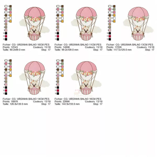 Motif-broderie-machine-animal-Ourson-fille-ballon-floral-montgolfiere-_Teddy-bear-embroidery-design_5-tailles-CR10072F