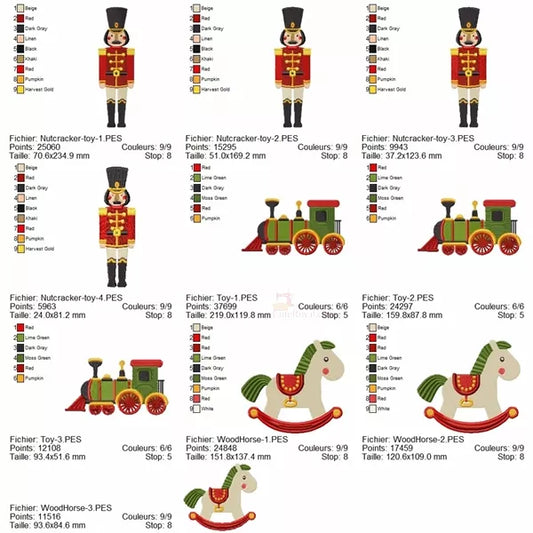 Jouet-de-Noel-sequences-couleurs-tailles-motifs-de-broderie-machine
