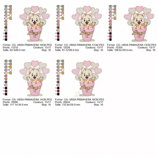 Motif-broderie-machine-Ourson-fille-dans-pot-de-fleurs-et-ballons-en-coeur_(Teddy-bear-embroidery-design)_5-tailles-incluses