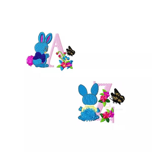 <img source='A-Z-alphabet-CR10024.webp' alt='Lapins-fleurs-et-papillons-lettre-A-Z-alphabet-police-de-broderie-machine.' />.