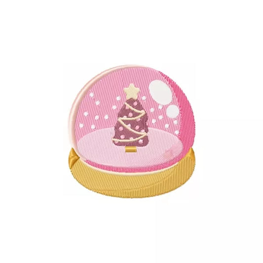 Boule-à-Neige-Motif-broderie-machine