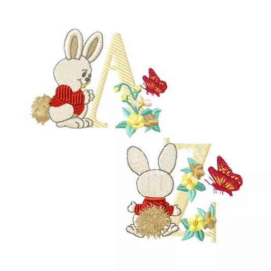 (Bunny-font)-Lapins-fleurs-et-papillons-lettres-A-Z-alphabet-police-de-broderie-machine-CuteRoyal.com_CR10024