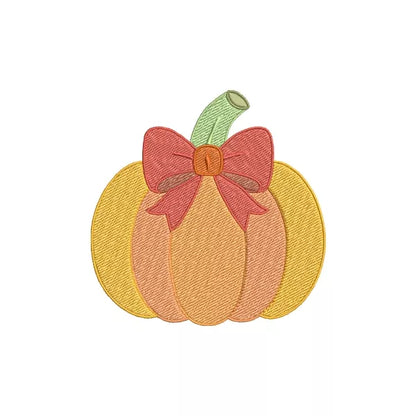 Citrouille-d-automne-avec-noeud-Motif-de-broderie-machine_CuteRoyal