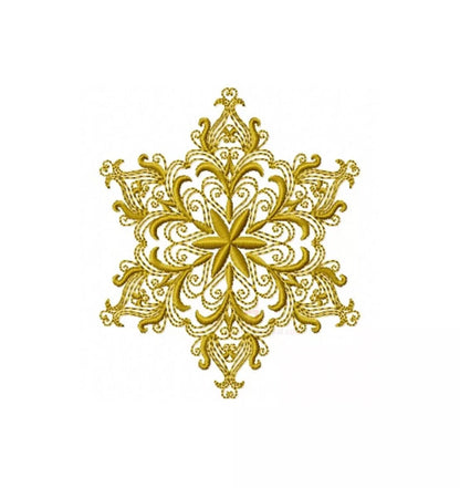 Flocon- de-neige-or-motif-de-broderie-machine