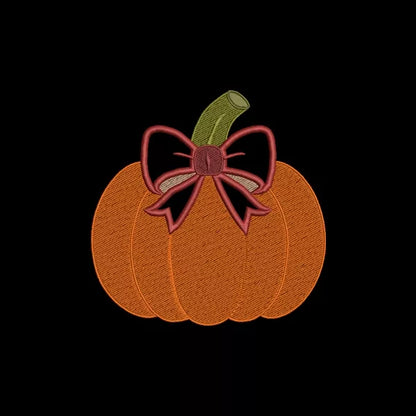 Fall-Pumpkin-With-Applique-Bow-Machine-Embroidery-Design-CuteRoyal