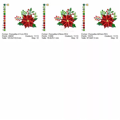 Info-tailles-Poinsettia-fleurs-de-Noel-Motifs-de-broderie-machine-CR10064