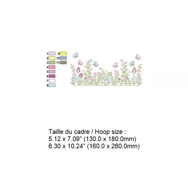 Jardin-de-fleurs-sauvages-et-papillon-fiche-technique-couleurs-et-tailles-motif-de-broderie-machine-CR10162