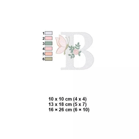 Lettre-B-fiche-technique-pour-A-Z-complet-tailles-des-cerceaux-pour-motif-de-broderie-machine-CR10169