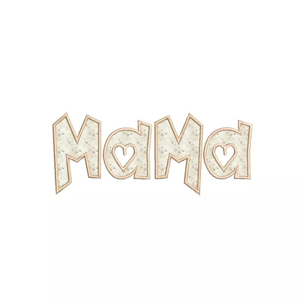 Mama-applique-beige-motif-broderie-machine-CR10094