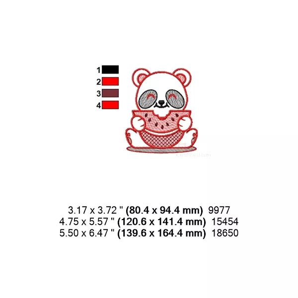 Motif-broderie-machine-Panda-pasteque-Panda-Kawaii-with-watermelon-embroidery-design-Fichier-numerique-3-tailles-CR10118