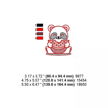 Motif-broderie-machine-Panda-pasteque-Panda-Kawaii-with-watermelon-embroidery-design-Fichier-numerique-3-tailles-CR10118
