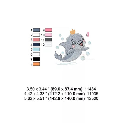 Motif-broderie-machine_Dauphin-couronne-et-papillon-rose_Fichier-numerique-3-tailles_CuteRoyal.com_CR10121-80