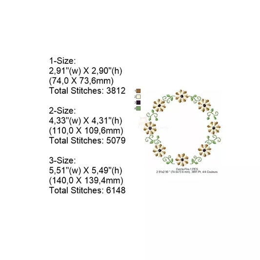 Motif-de-broderie-machine-3-tailles-couronne-florale-CuteRoyal-CR10148-15
