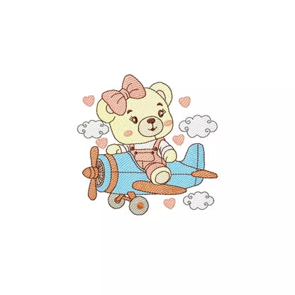 Ourson-fille-pilote-avion-motif-de-broderie-machine-CR10162