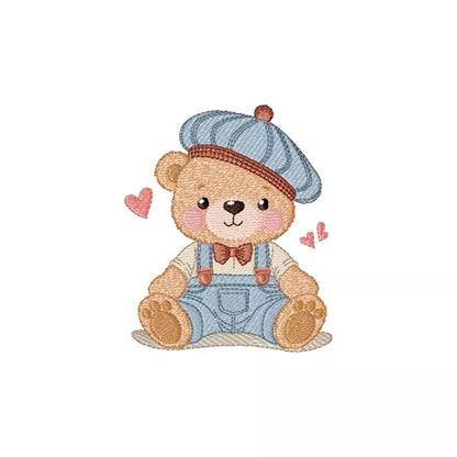 Ourson-gars-beret-motif-de-broderie-machine-CR10162