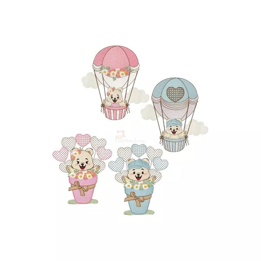 Pack-de-4-Motifs-broderie-machine-oursons-fille-garcon-pot-fleurs-et-montgolfiere-CR70717273FG