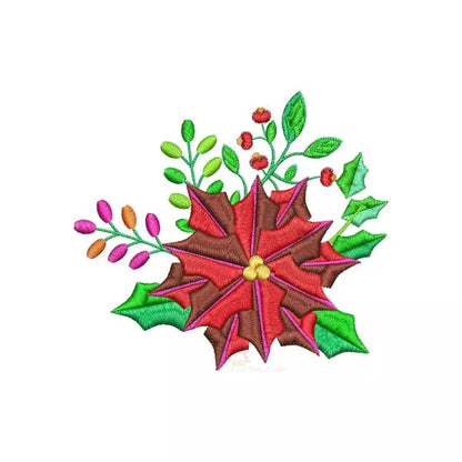 Poinsettia-Fleur-de-Noel-Motifs-de-broderie-machine-CR10064
