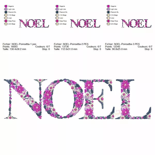 Noel-avec-poinsettia-rose-3-tailles-motifs-de-broderie-machine