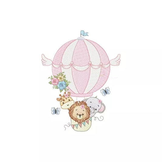 safari-ballon-rose-motif-broderie-machine-animaux-dans-une-montgolfiere-cr10126-3